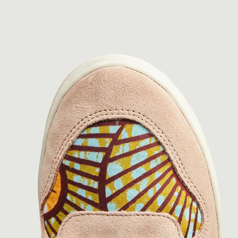 Sneakers en daim et toile Sahara - Panafrica