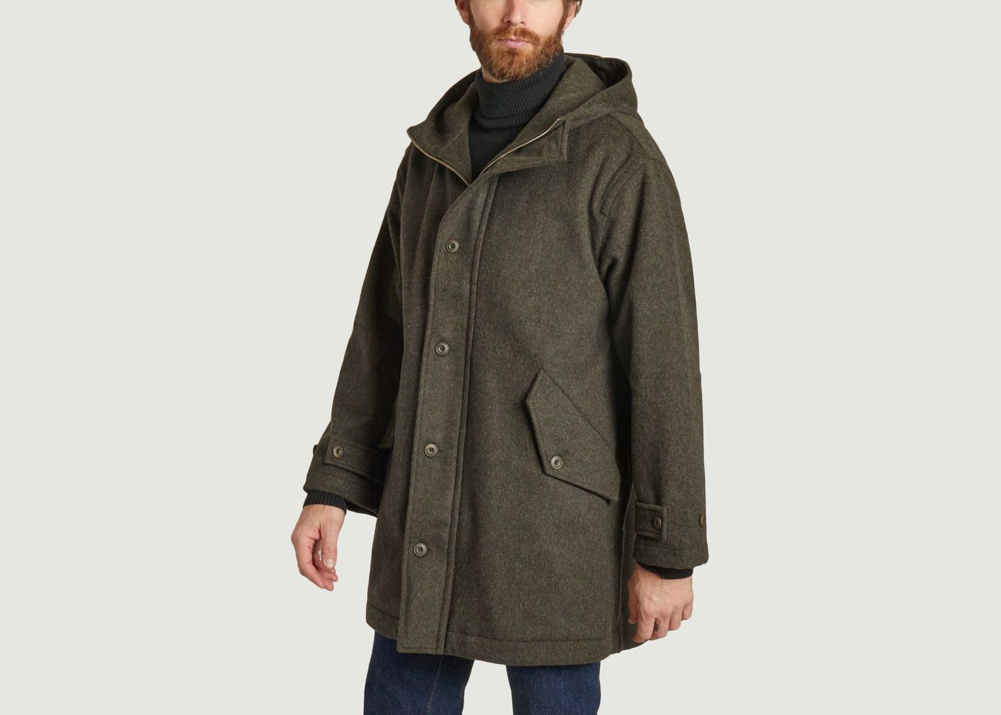 Manteau refuge wool  - Parages