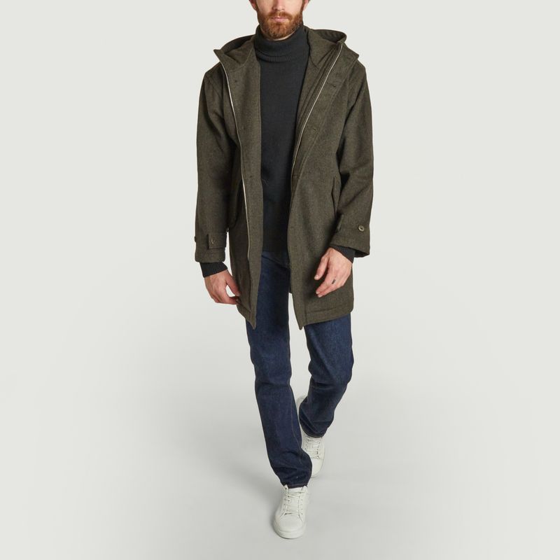 Manteau refuge wool  - Parages