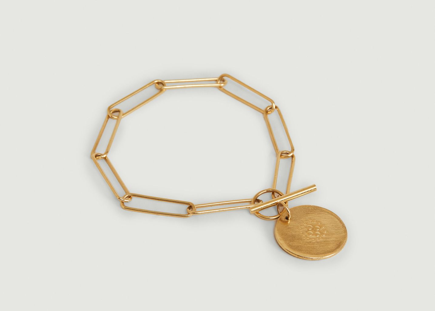 Bracelet vermeil XL Médaille 4ème Dimension - Par Coeur