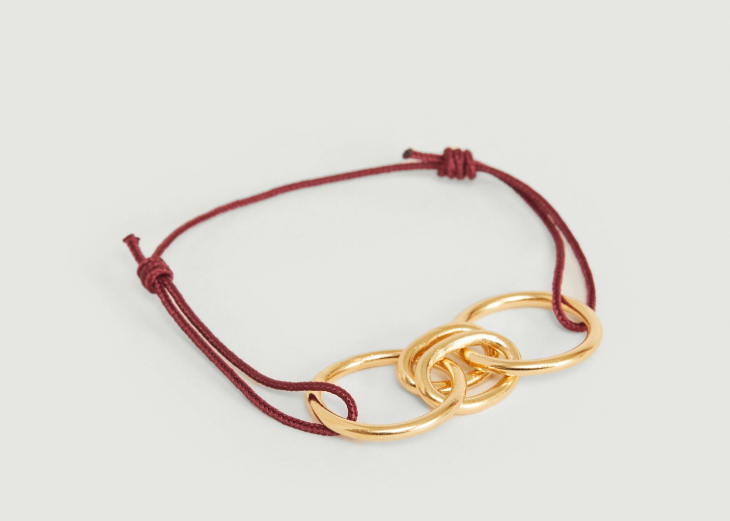 Ronda S cord and vermeil rings bracelet - Par Coeur