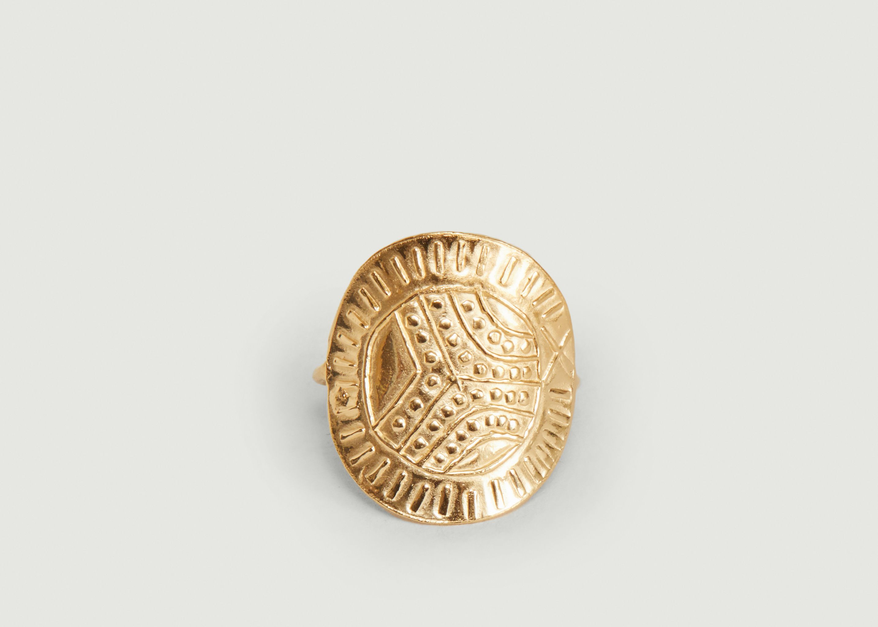 Templer Vermeil Medaille Ring - Par Coeur