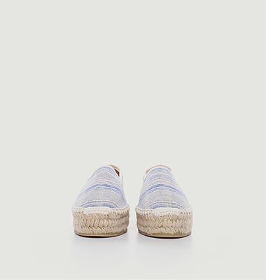 Aduna espadrille in organic cotton and linen