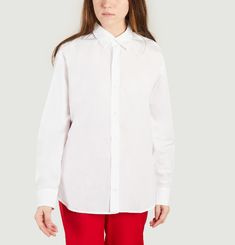 Chemise longue en coton