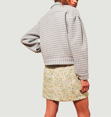Blouson en pied de poule Prony