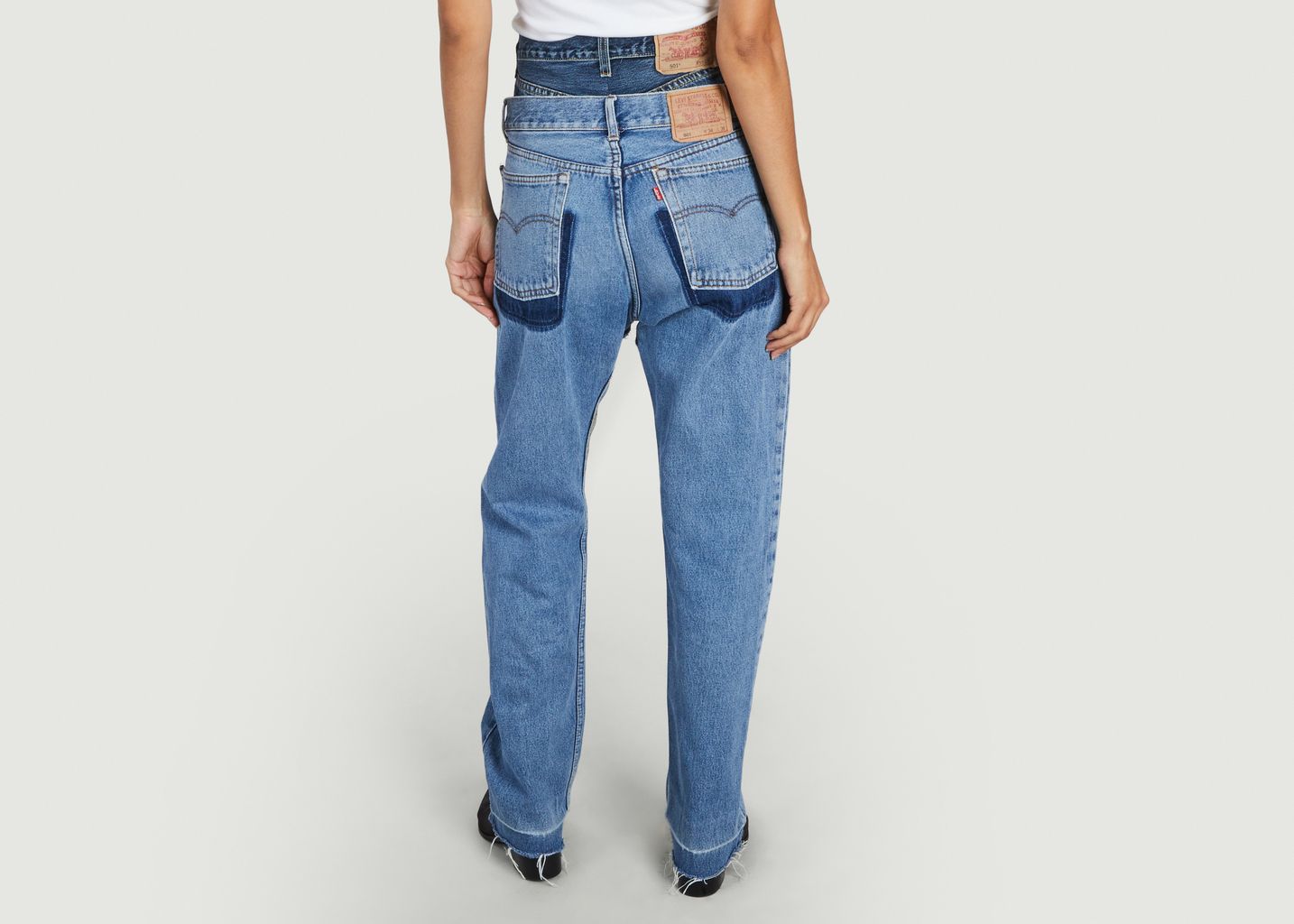 Levi's Jeans mit doppelter Taille - Paris RE Made