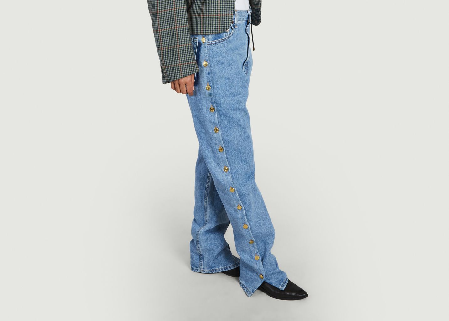 Vintage Levi's side Buttons Jeans - Paris RE Made