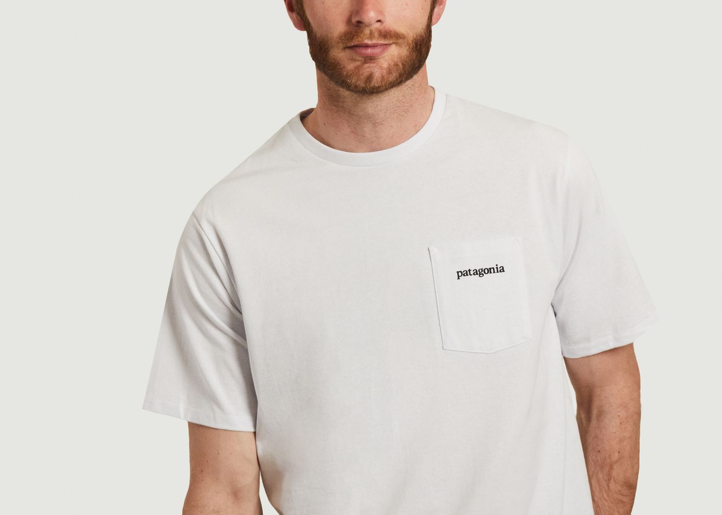 T-shirt Line Logo Ridge Pocket Responsibili-Tee - Patagonia