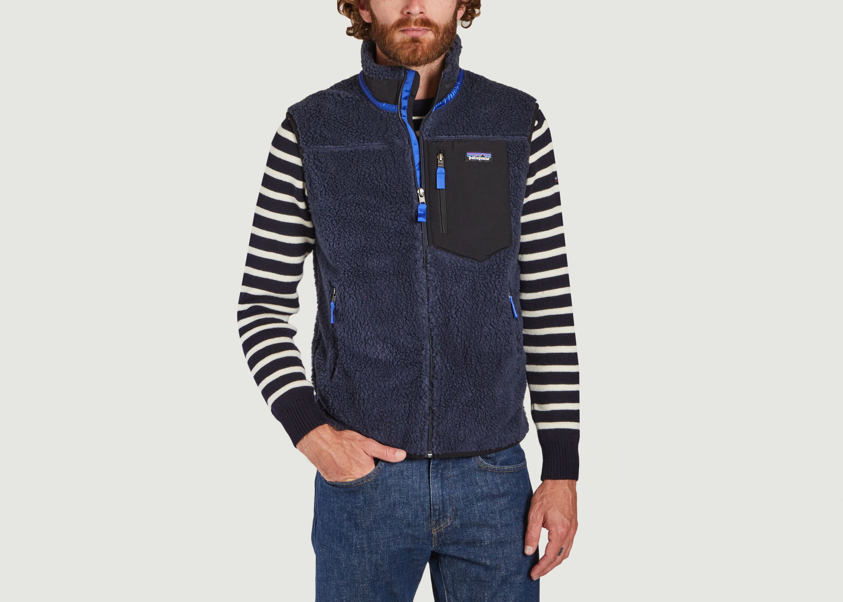 patagonia retro x vest navy