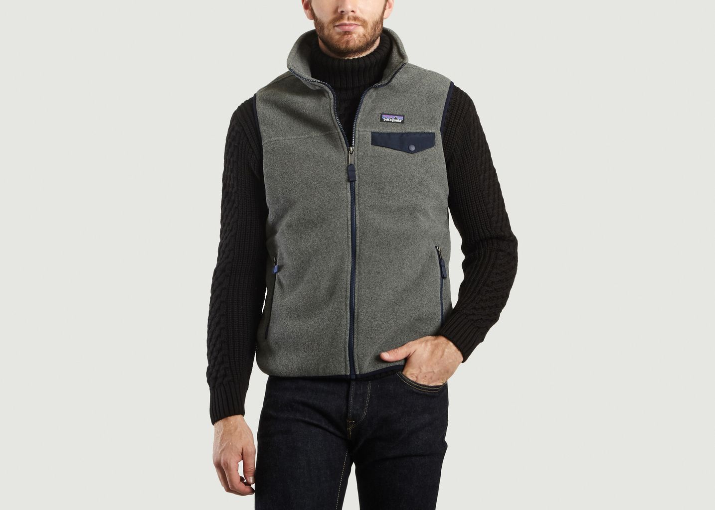 Sans En Manche Veste Polaire 76gfyb