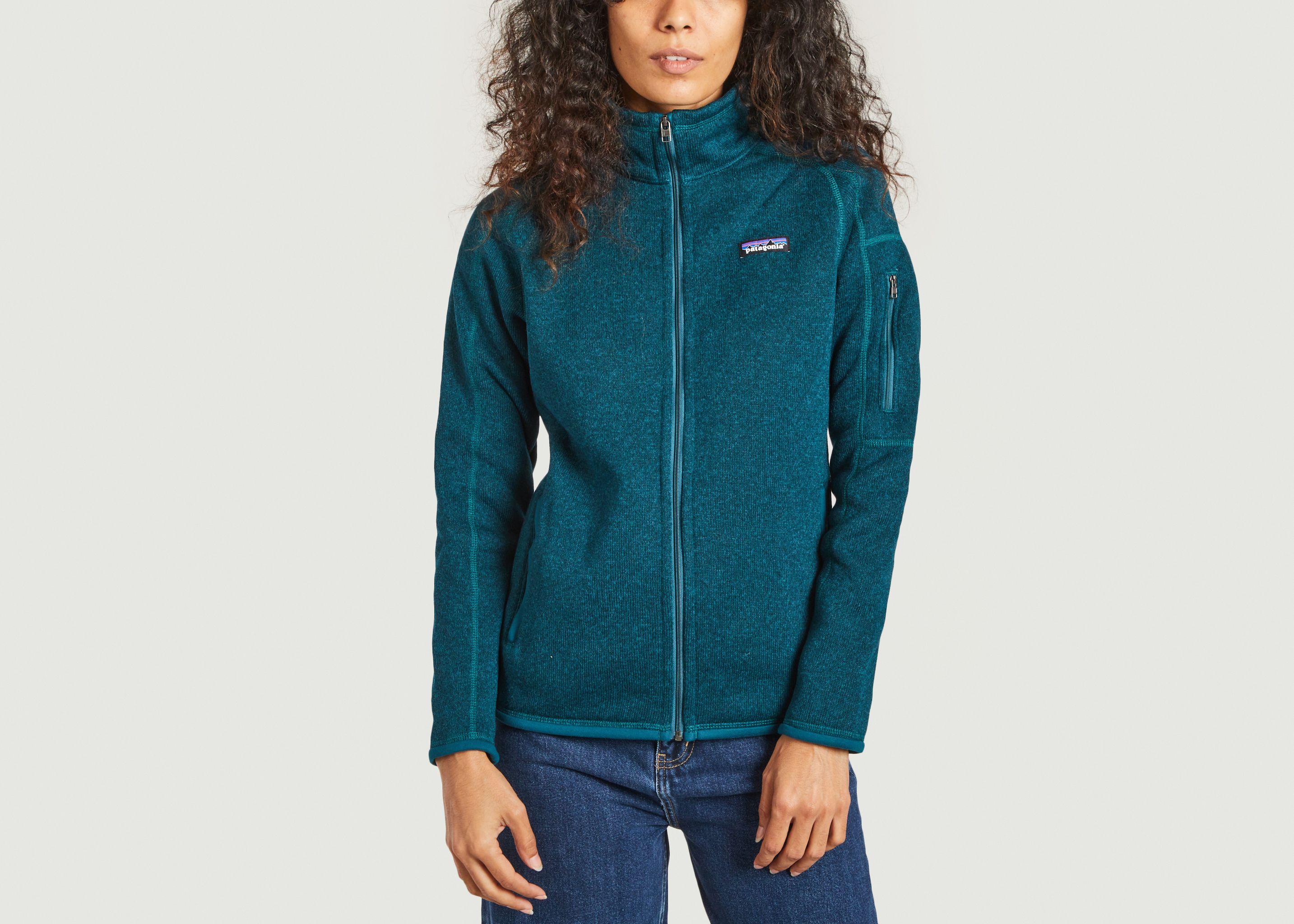 patagonia better sweater teal