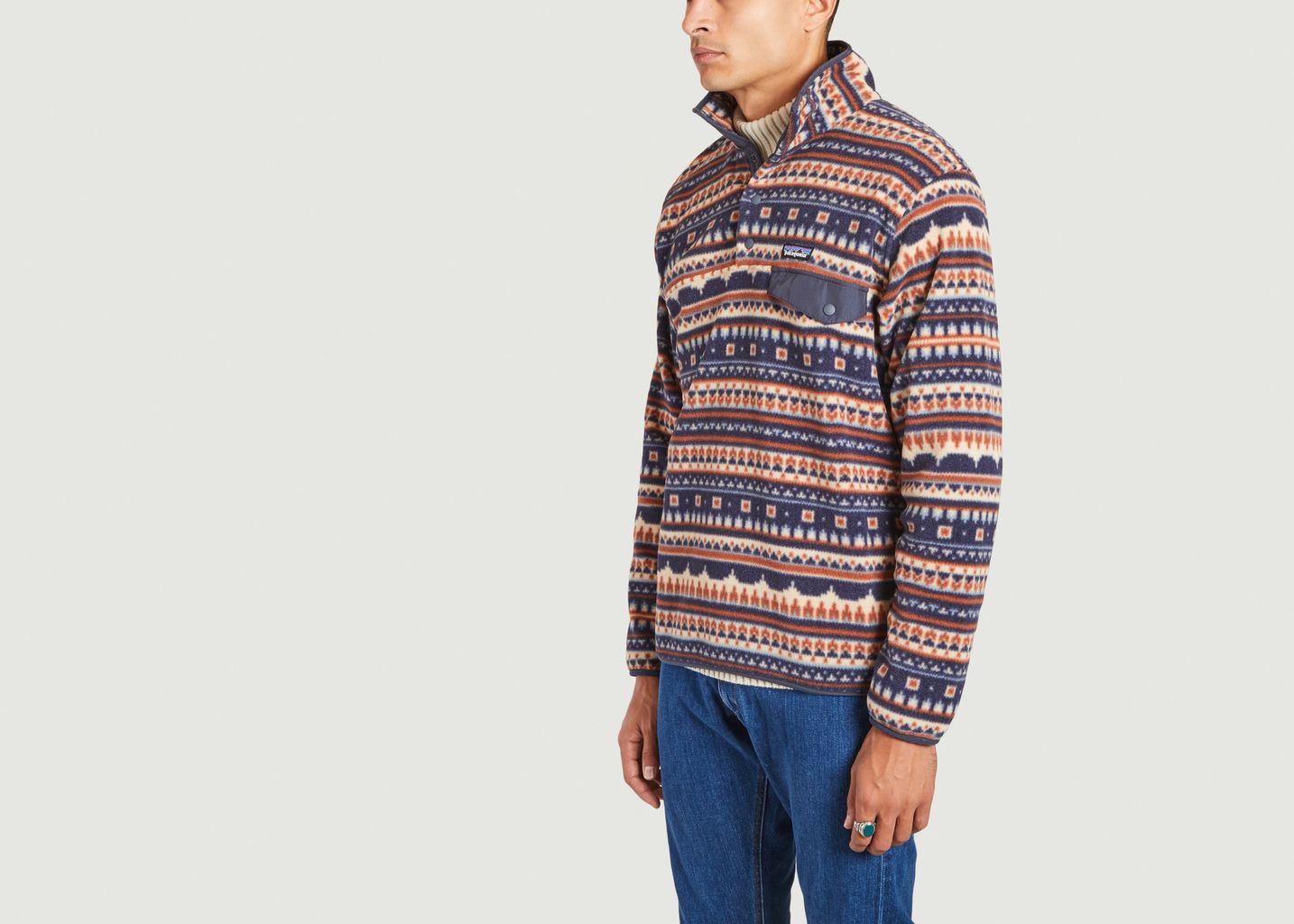 Polaire motif fantaisie slim fit Snap-T - Patagonia