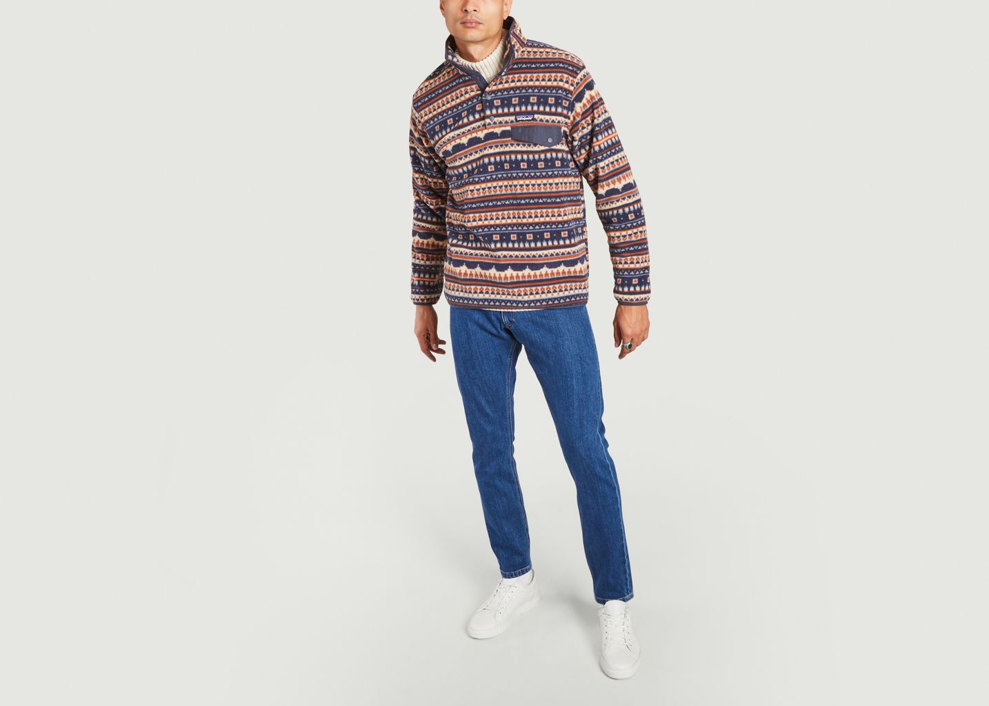 Polaire motif fantaisie slim fit Snap-T - Patagonia