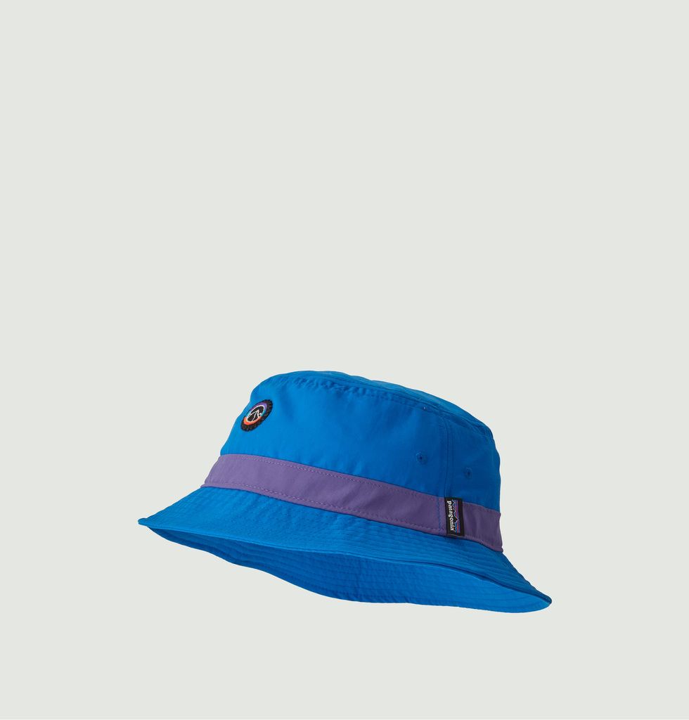 Patagonia Wavefarer Bucket Hat - Fitz Roy Icon: Bayou Blue