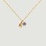 Velours Cavalier gold plated silver fine necklace - PDPAOLA