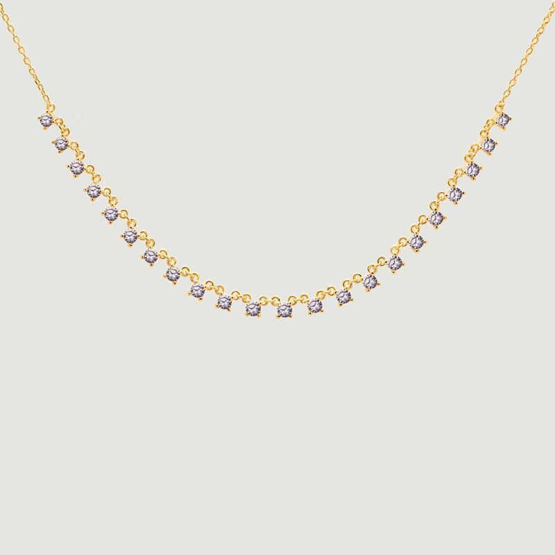 Victoria Cavalier vergoldetes Silber feine Halskette - PDPAOLA