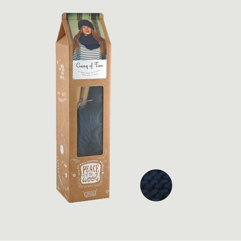Snood and Headband Knit Kid - Peace and Wool