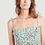 matière Strapless long dress with floral pattern V - People Tree