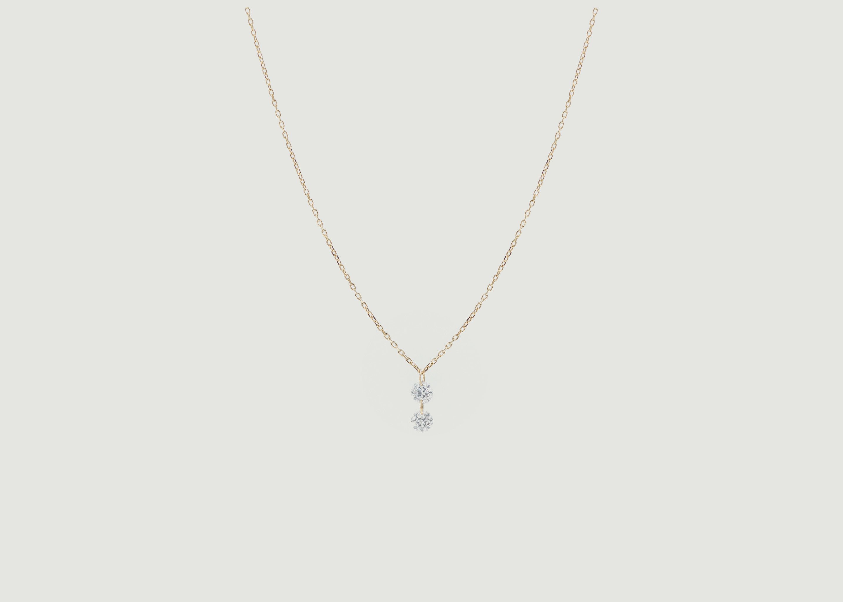 Danaé gold and diamonds necklace - Persée Paris