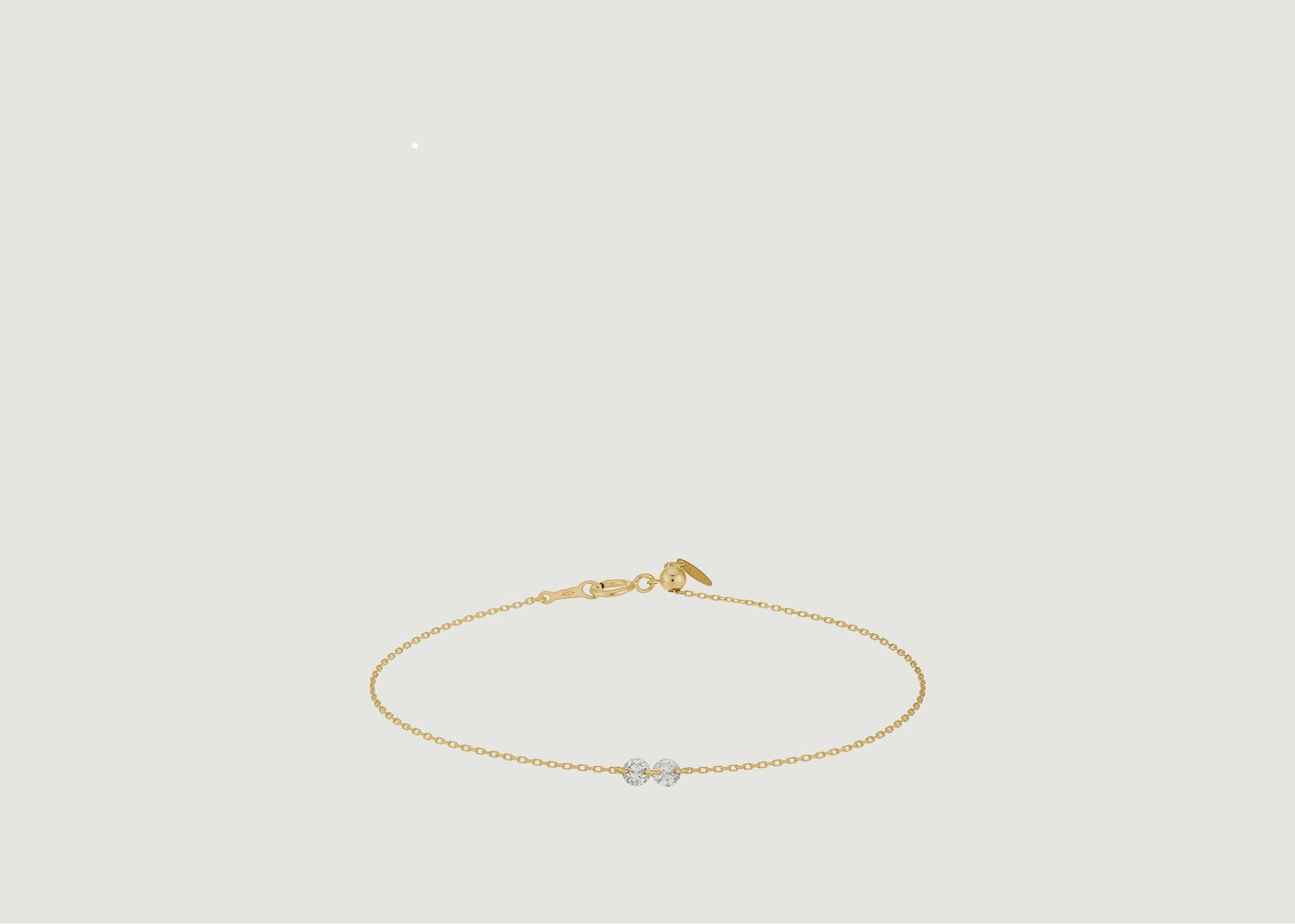 Bracelet Danaé 2 en or jaune 18 carats et diamants  - Persée Paris