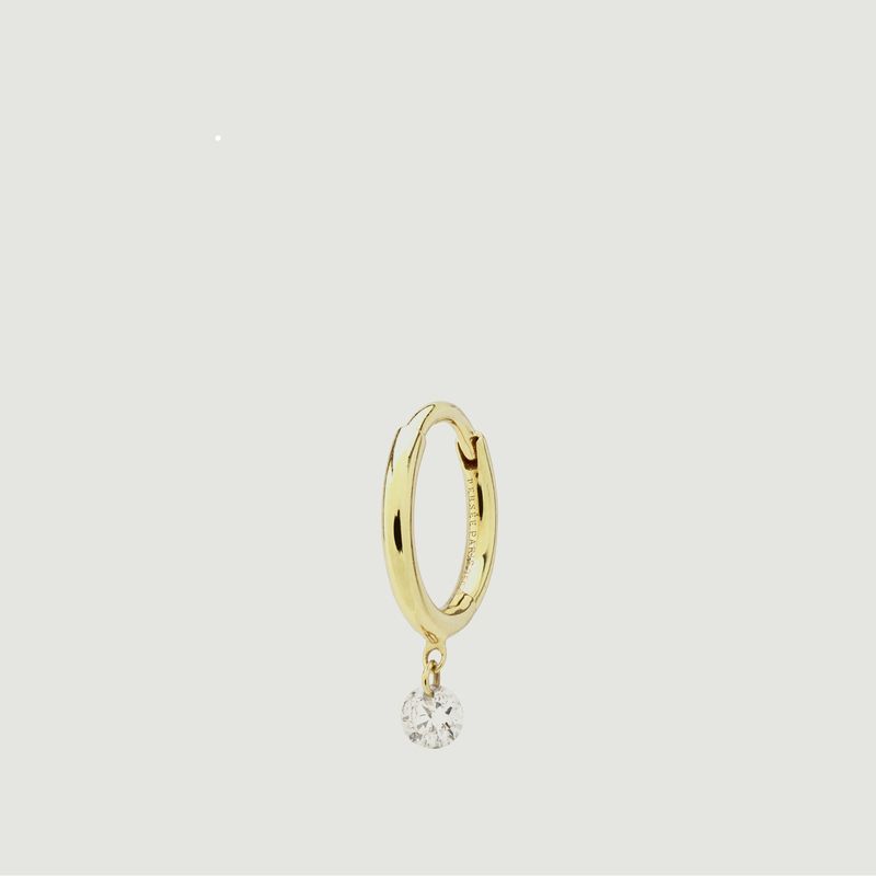 Boucle d'oreille en or 18 carats avec diamant - Persée Paris