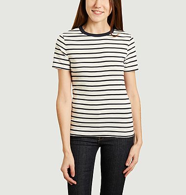 Iconic round-neck striped T-shirt