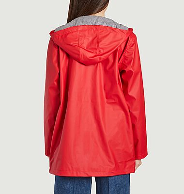 Iconic hooded raincoat
