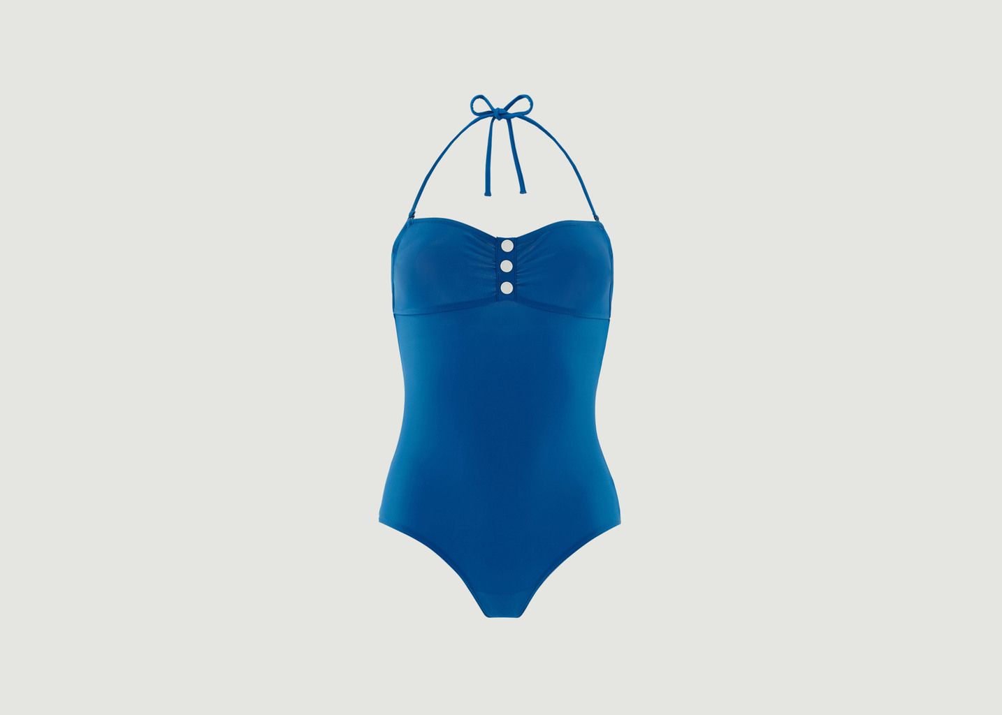 Button One-Piece Swimsuit - Petit Bateau