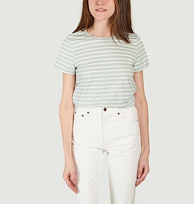 Striped organic cotton T-shirt