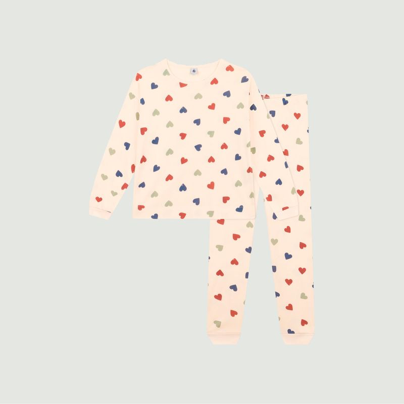 Heart Motif Pyjamas - Petit Bateau