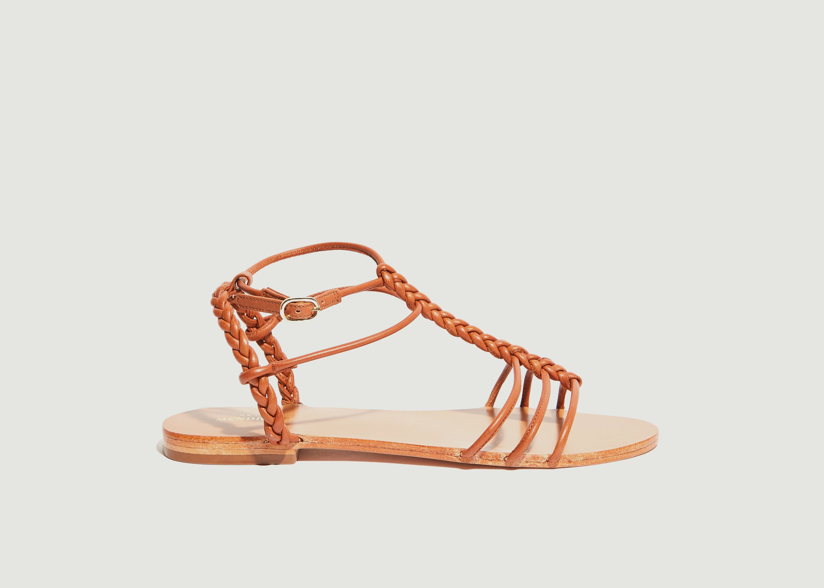 Calebe leather flat sandals - Petite Mendigote