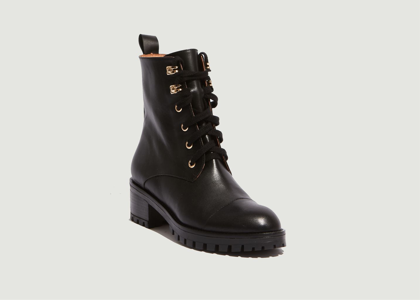 Boots en cuir à lacets Tino - Petite Mendigote