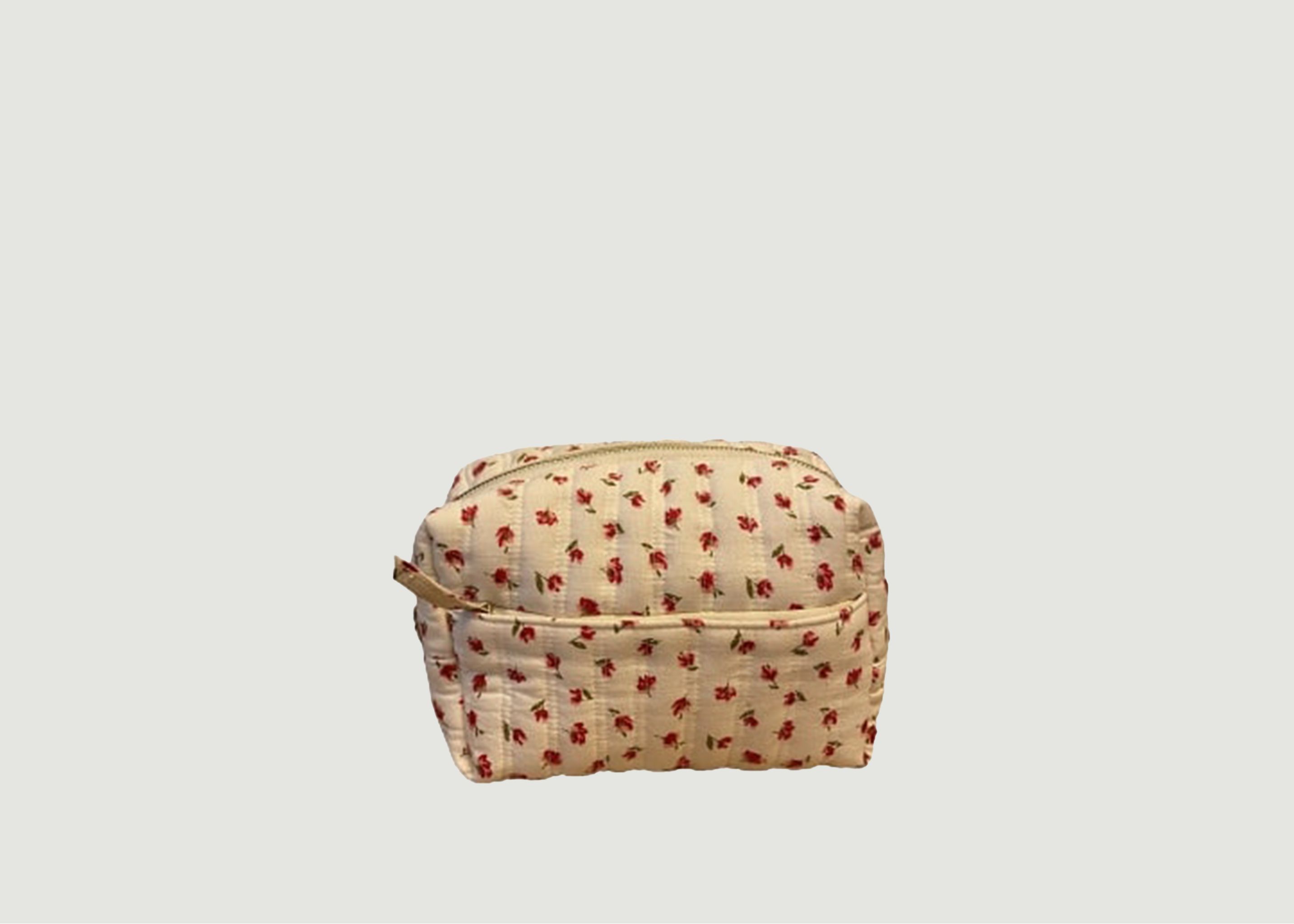 Matsya floral print cotton toiletry bag - Petite Mendigote