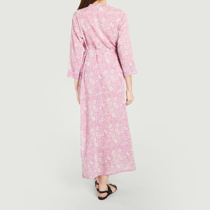 Long dress with floral pattern Tamara - Petite Mendigote