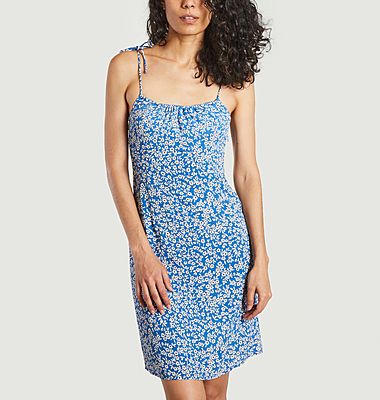 Dana short dress with floral pattern