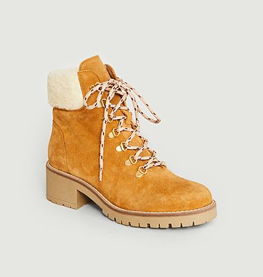 Seeun suede lace-up boots