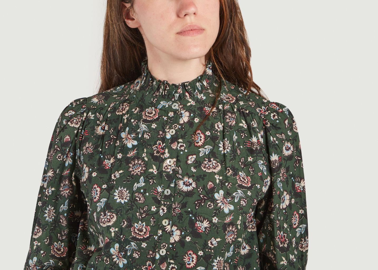 Cordelia floral print shirt - Petite Mendigote