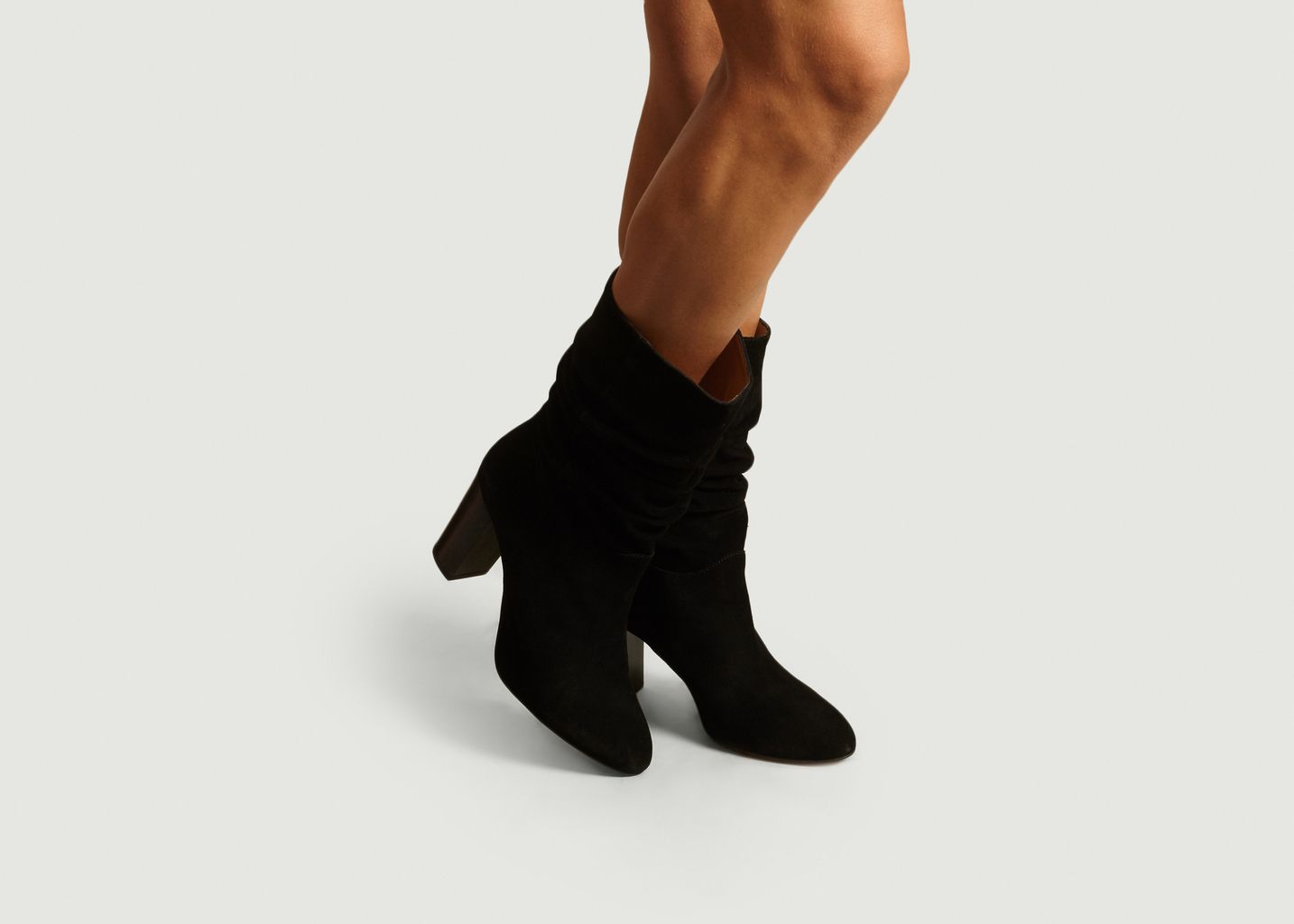 Blandine Suede Slouch Boots - Petite Mendigote
