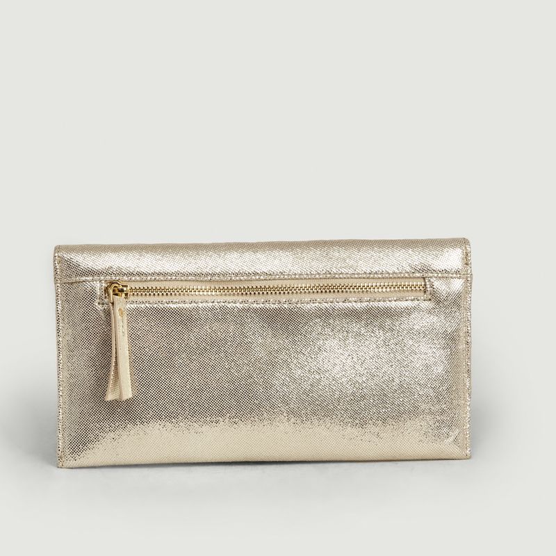 Sac pochette en cuir métallisé Cassandra - Petite Mendigote