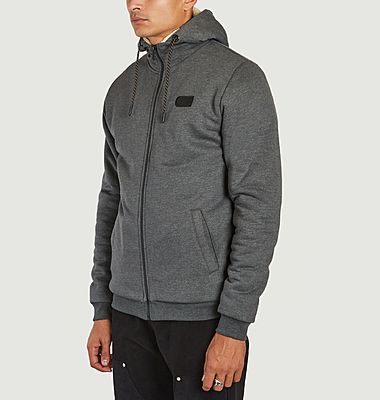 Sweat à capuche zippé 