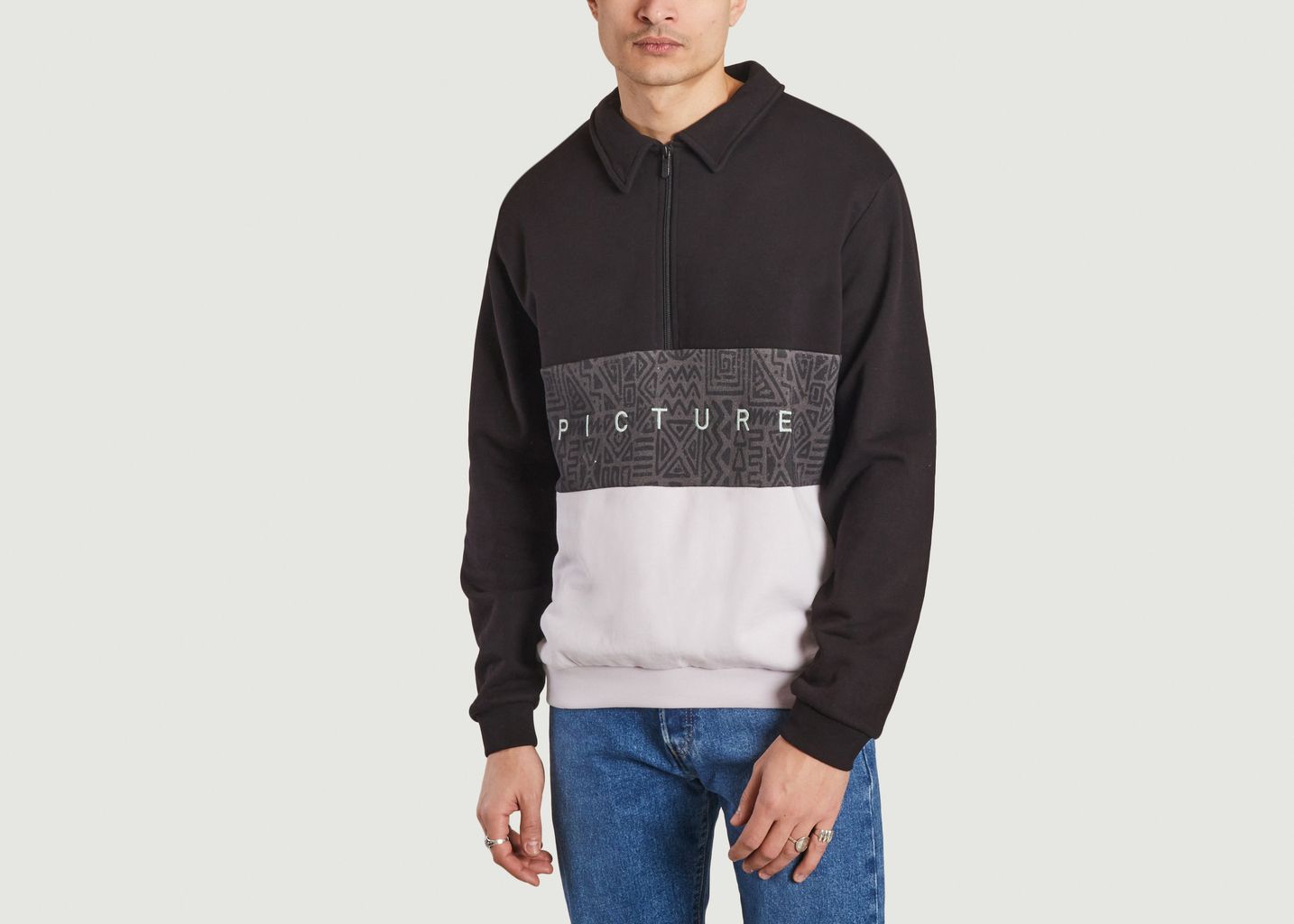 Sweatshirt mit Reißverschluss Carawa - Picture Organic