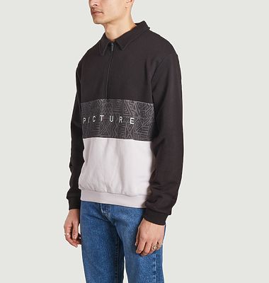 Carawa zipped sweatshirt