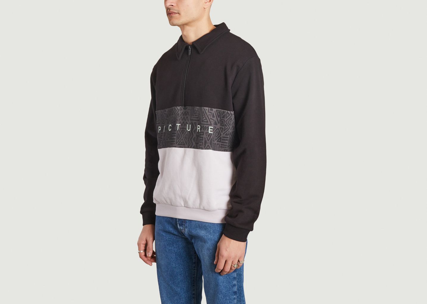 Sweatshirt mit Reißverschluss Carawa - Picture Organic