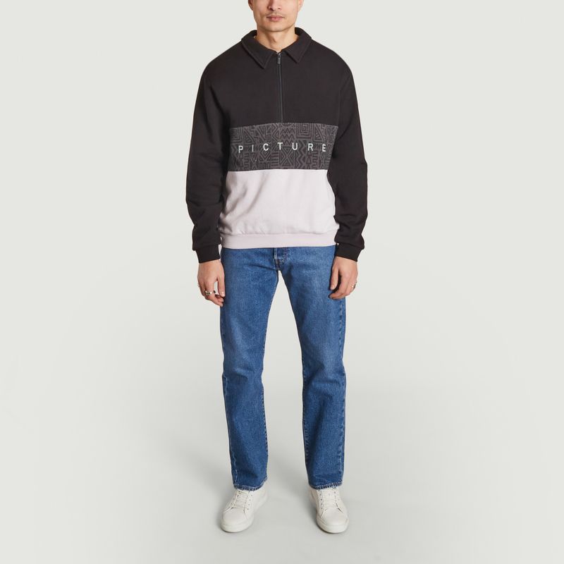 Carawa zipped sweatshirt - Picture Organic