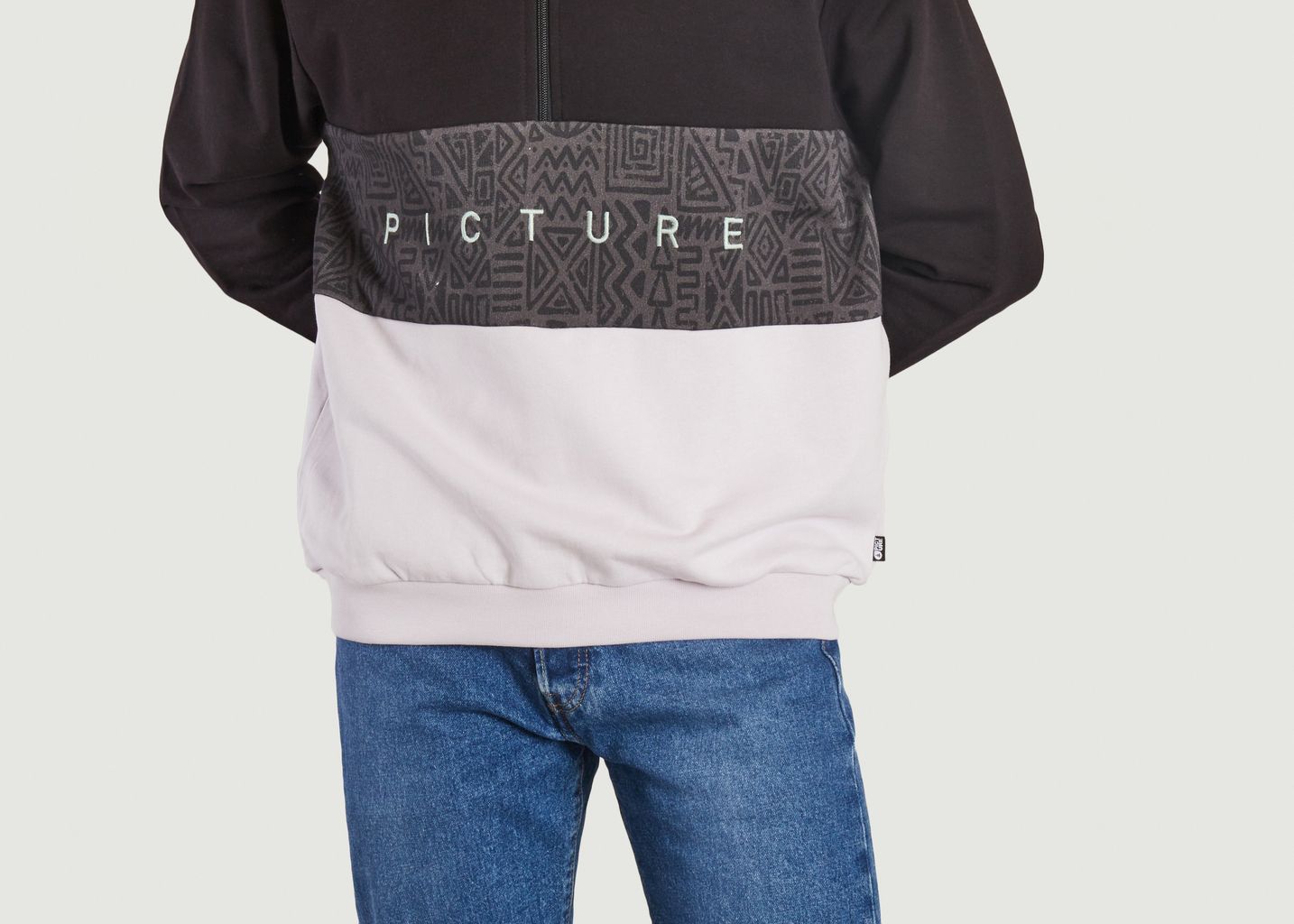 Sweatshirt mit Reißverschluss Carawa - Picture Organic