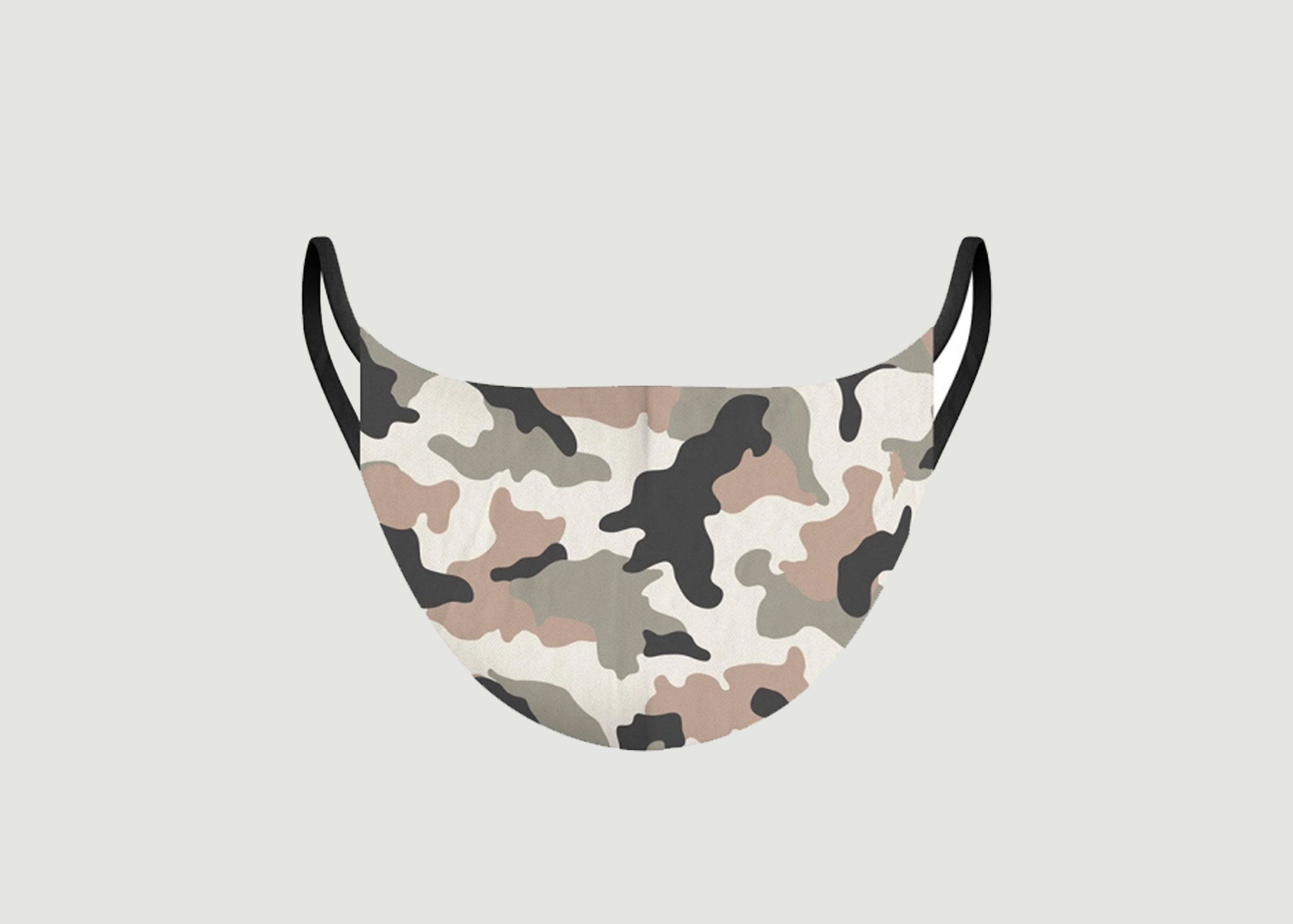 Masque en tissu motif camouflage - Pôdevache