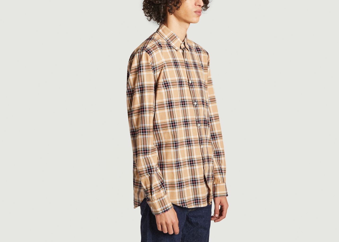 Chemise en flanelle à carreaux Camel - Portuguese Flannel