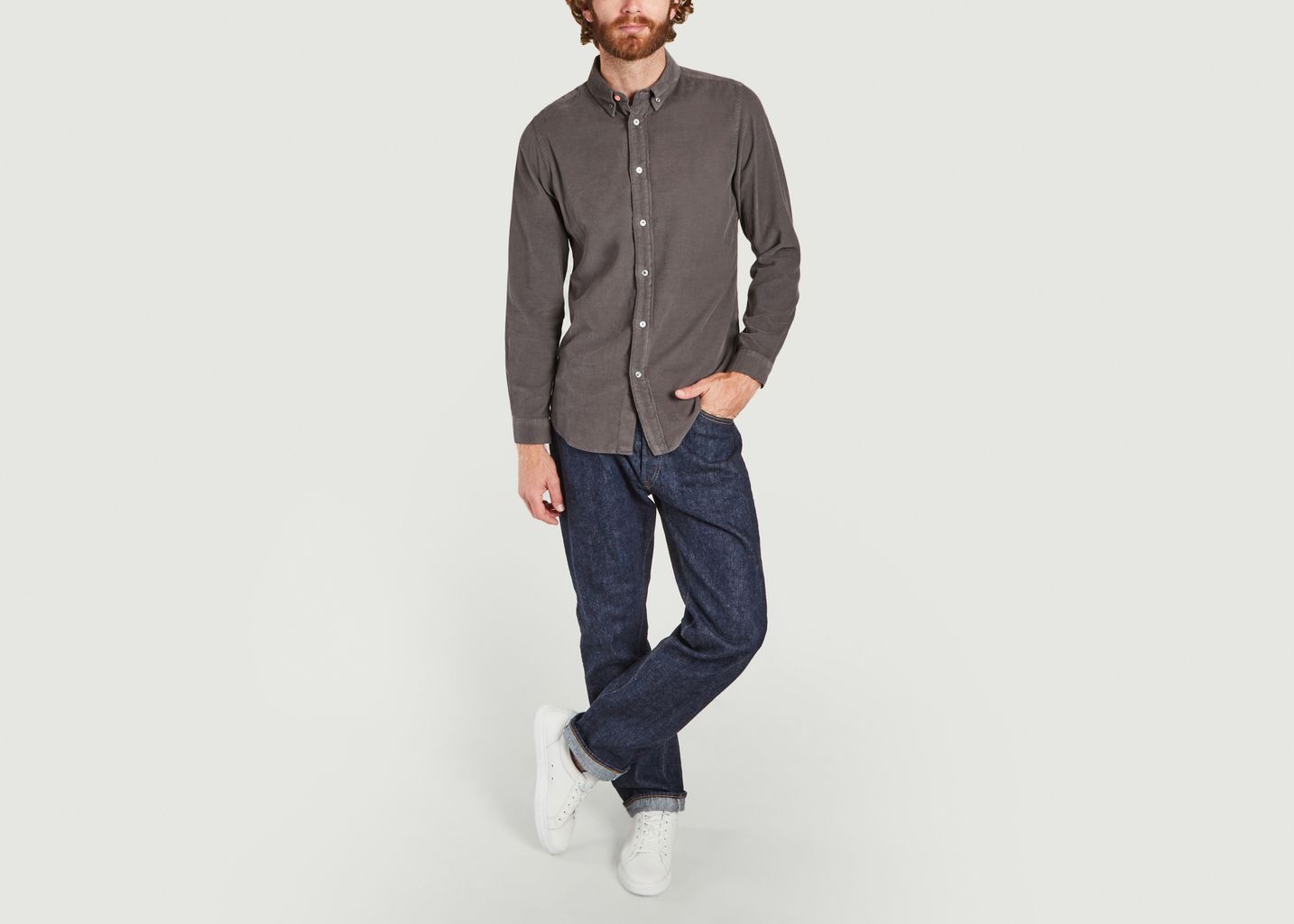 Corduroy slim fit shirt - PS by PAUL SMITH