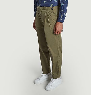 Pantalon chino à double plis