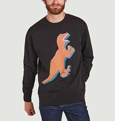 Sweatshirt Dino en coton bio